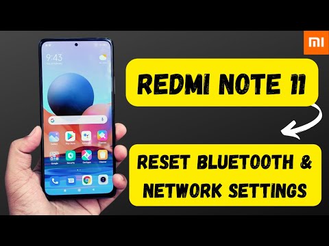 How to Reset Bluetooth & Network settings Redmi note 11