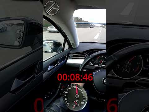 VW Passat Variant 2.0 TDI B8 150 PS 0-100 kmh Acceleration Test