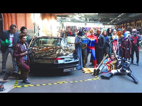 Mein Knight Rider K.I.T.T. Replika bei der German Comic Con Berlin 2018 - www.myKITT.de