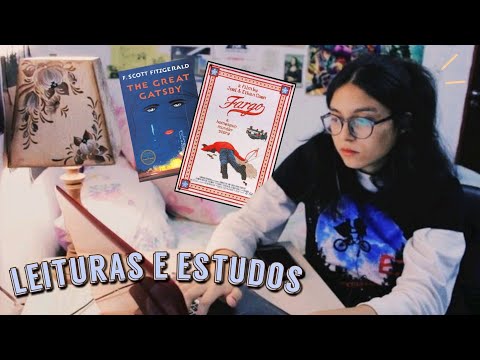 vlog de leitura e estudos // terminando o grande gatsby, volta ás aulas & dois filmes