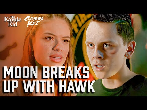 Moon Breaks Up with Hawk | Cobra Kai (Jacob Bertrand, Hannah Kepple)