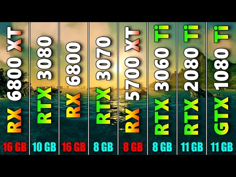 RX 6800 XT vs RTX 3080 vs RX 6800 vs RTX 3070 vs RX 5700 XT vs RTX 3060 Ti vs RTX 2080 Ti vs 1080 Ti