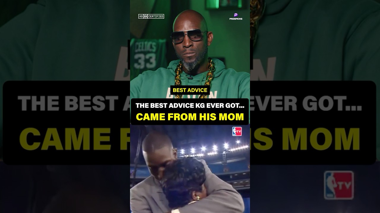 "If you love it, chase it." 🫡  #KevinGarnett #Advice #Motivation