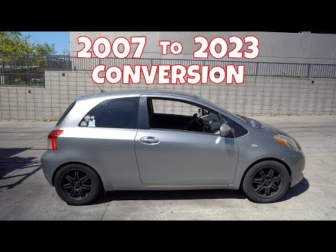 I Converted My 2007 Toyota Yaris To A 2023 In 15 Minutes