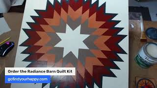 Sealing the Radiance Barn Quilt