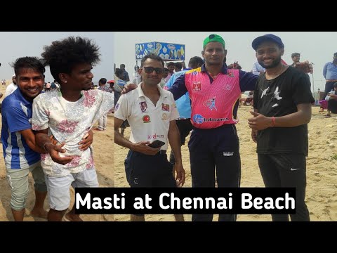 Masti at Chennai beach|Haryana Divyang Cricket Team|#rajbir_singh #divyang_cricket