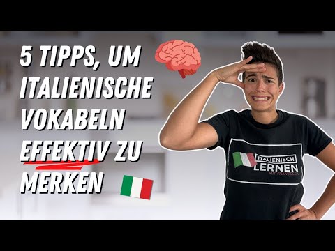 5  Tipps, um Italienisch-Vokabeln EFFIZIENT zu lernen! 🇮🇹💡