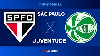 São Paulo x Juventude - AO VIVO - 21/04/2026 - Copa do Brasil