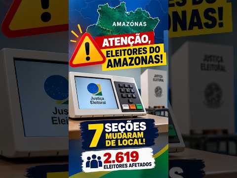 Eleitores do Amazonas precisam conferir seus locais de votação novamente!