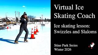 How to do slaloms and swizzles on ice