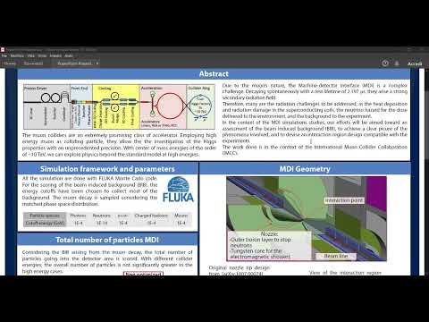 36 Machine-detector interface studies for a multi-TeV muon collider - Anton Lechner