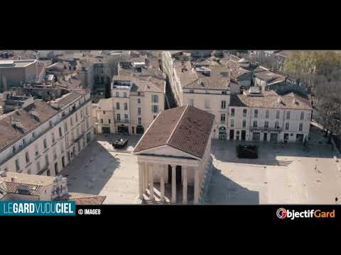 Le Gard vu du ciel - Nîmes coeur de ville