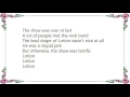 Wesley Willis - Lotion Lyrics