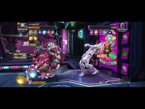Mcoc AQ raids Hulkbuster vs ultron boss