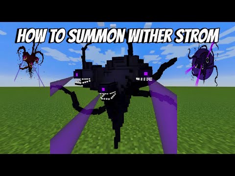 Unbelievable! Summon Wither Strom in Minecraft!