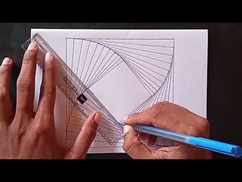 easy line drawing | geometry drawing | 26/8 #drawing #draw #3dart