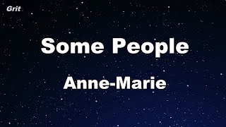 Some People - Anne-Marie Karaoke 【With Guide Melody】 Instrumental