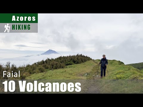 10 volcanoes - the best Faial hike, but not in foggy weather... Azores, Faial