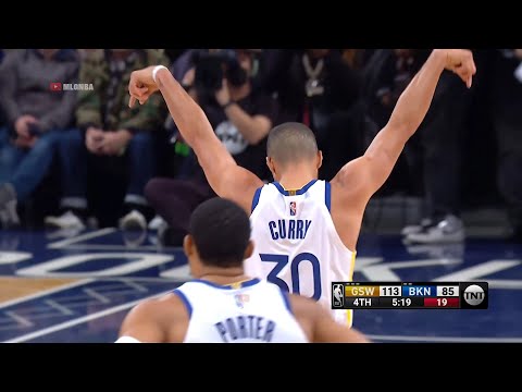 Steph Curry getting cheered every time he touches the ball in Brooklyn