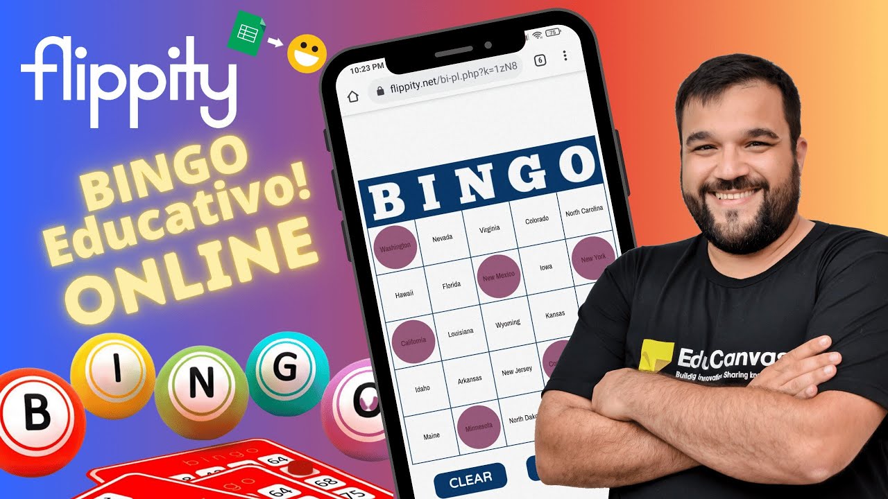 Bingo Online?! Bingo Educativo | Jogos no Flippity Tutorial | Gamificação Aula Geografia