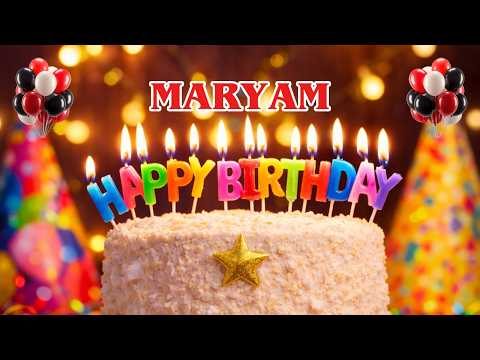 MARYAM Happy Birthday To You 🎉 | Birthday Wishes, Song & Gift