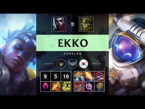 Ekko Jungle vs Ivern - KR Challenger Patch 25.20