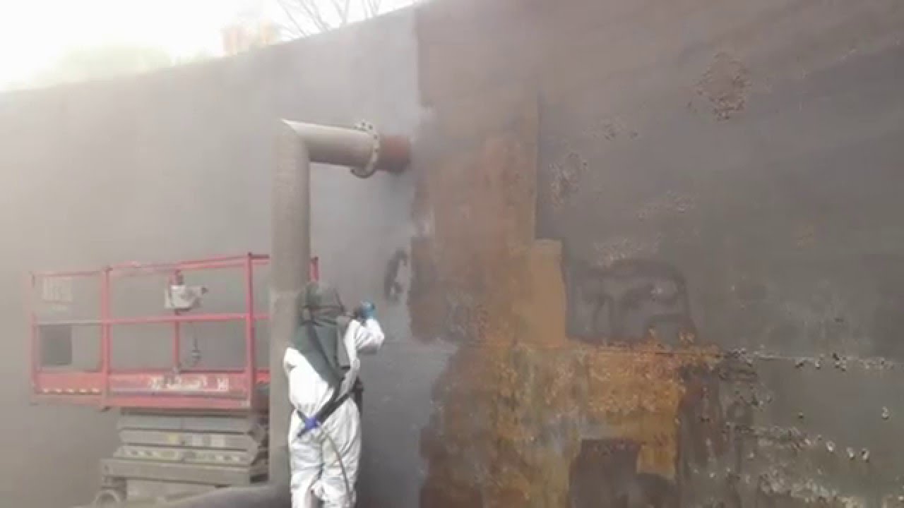 Knauss Property Services - Sandblast Waste Water Treatment Tank   WWTP   500,000 Gallon 2