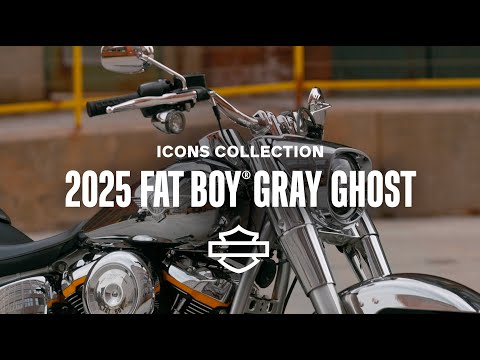 Introducing the 2025 Harley-Davidson Fat Boy Gray Ghost | Icons Motorcycle Collection