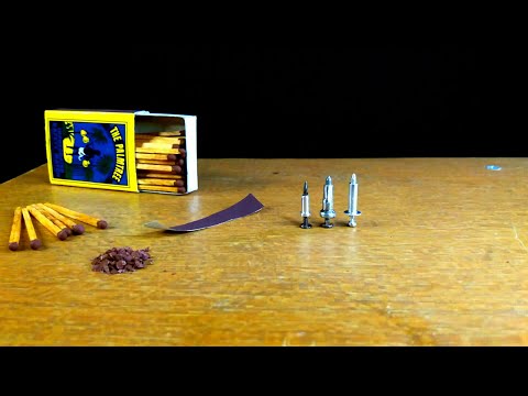 3 Ways to Make Mini Bullets | Matchstick Gun