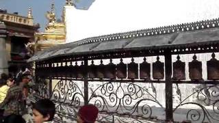 preview picture of video 'Swayambhunath - Monkey Temple - Kathmandu 2012.MPG'