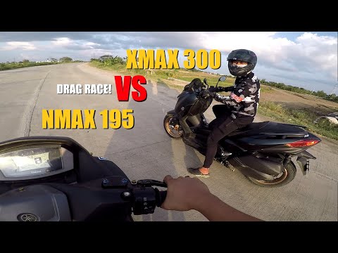 XMAX 300 VS NMAX 195 | DRAG RACING!