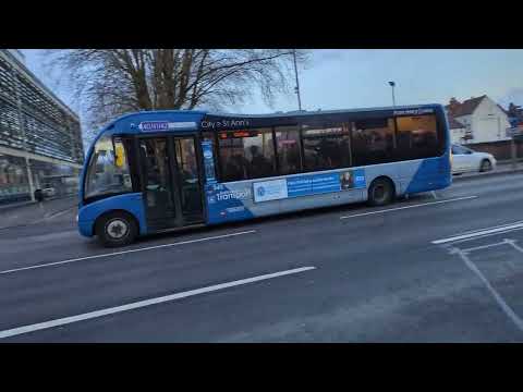 *Rare* Nottingham City Transport Blue Line 40/41/42 Optare Solo SR 340 on South Notts Navy Line 1B