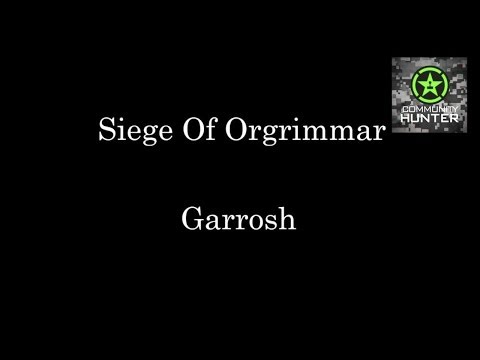 WoW Raid Briefings - Garrosh Hellscream Part 3
