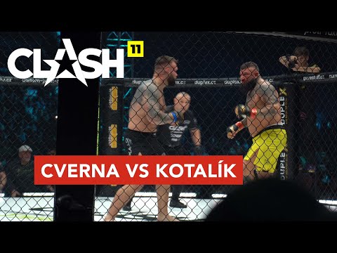 SESTŘIH: Cverna vs. Kotalík. Bláznivá přestřelka, Cverminátor padl k zemi po tvrdém KO | CLASH