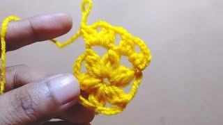 Super easy ❤️ how to make beautiful  Motif Crochet Knitting Pattern...