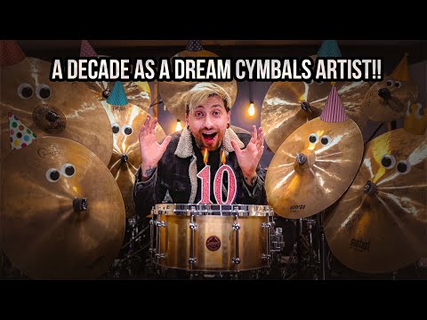 Dream Cymbals 10 Year Endorsement Anniversary + Cymbal Unboxing & Review!
