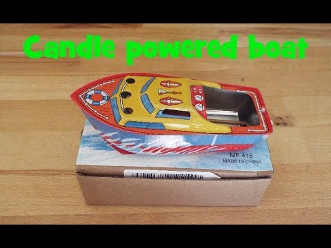 Candle powered POP POP boat. £3.49 and It works !