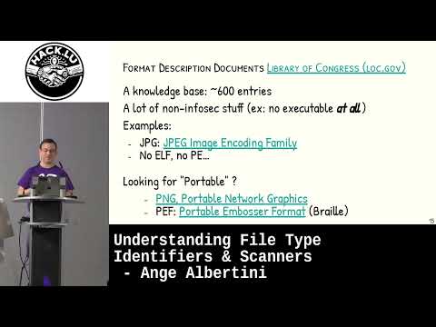 Understanding File Type Identifiers & Scanners - Ange Albertini