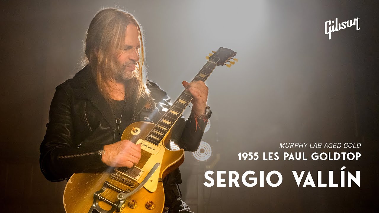 Sergio VallÃ­n 1955 Les Paul Goldtop | Gibson Custom Shop - YouTube