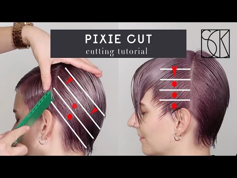 PIXIE HAIRCUT WITH FRINGES - TUTORIAL by SCK