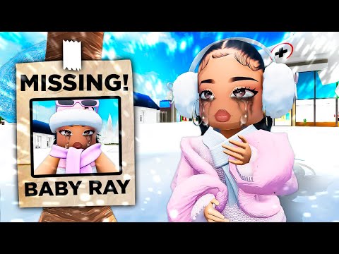BABY RAY Gets KIDNAPPED in SNOW STORM.. (Brookhaven RP🏡)
