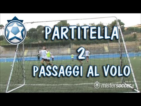 Allenamenti scuola calcio - Esordienti - 02 - Partite a tema 2 PASSAGGI AL VOLO