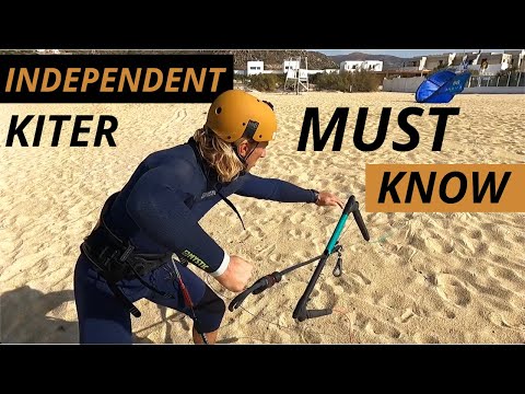BASIC Self LANDING of the Kite - ( Kitesurf Tutorial )