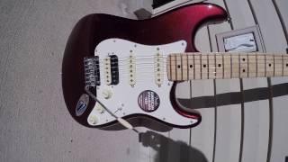 Video thumbnail for R.I.P. Fender American Standard Stratocaster Unboxing/Sound Sample by badbrad