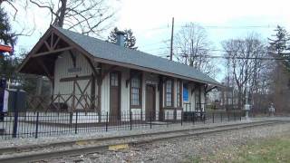 preview picture of video 'NYS&W 510 Otto Kuhler passing Maywood Station'