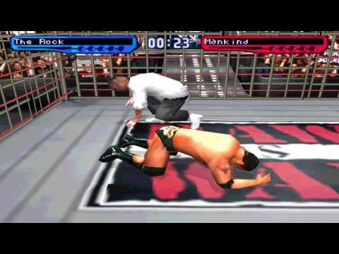 WWF SmackDown! 2 The Rock VS Mankind