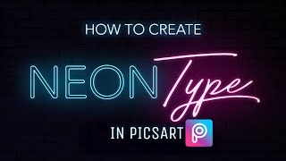 How To Make NEON TEXT On Mobile | Picsart Stylish Neon Text Effect | Glowing Text In Picsart