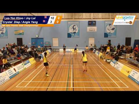 LiveLighter WA Open State Championships WD Final