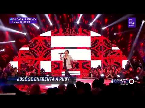 Los Cuatro Finalistas:   Rubí Palomino vs José Gaona