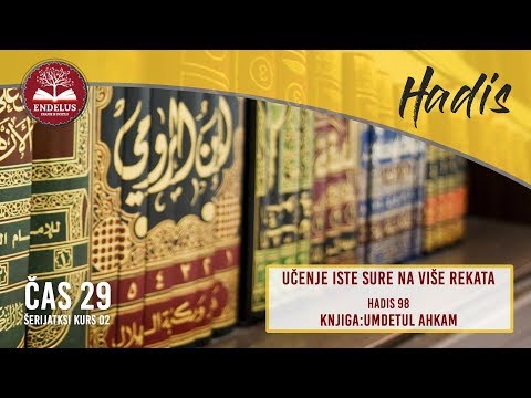 Učenje iste sure na više rekata (Hadis 98) | Čas 29 Umdetul Ahkam | dr. Zijad Ljakić